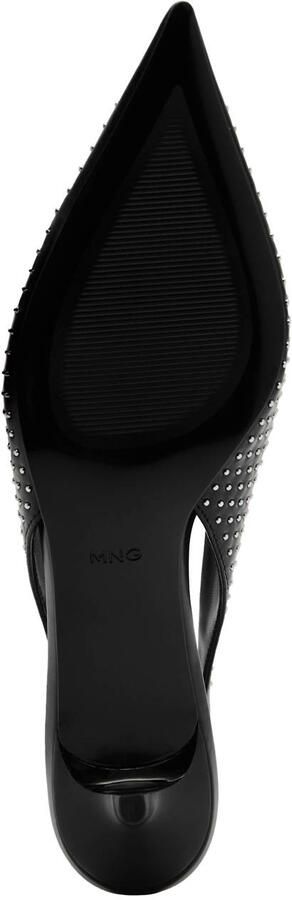 Mango slingback pumps met strass zwart - Foto 3
