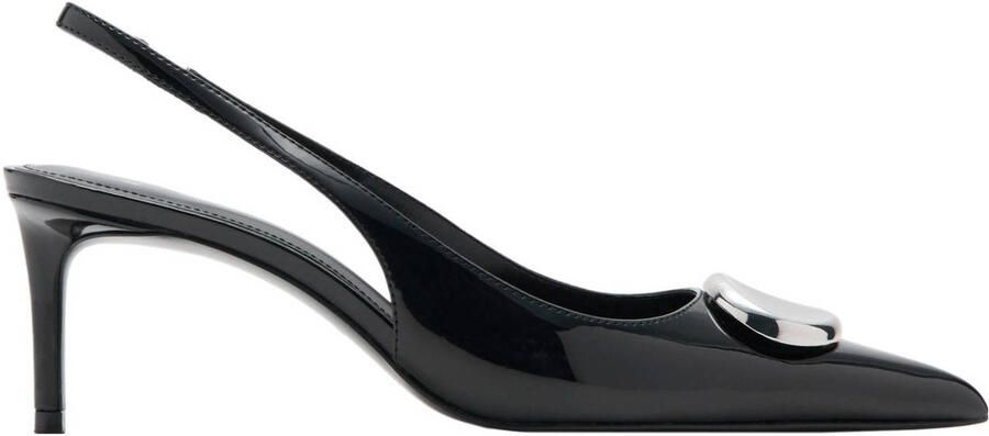 Mango slingback pumps zwart