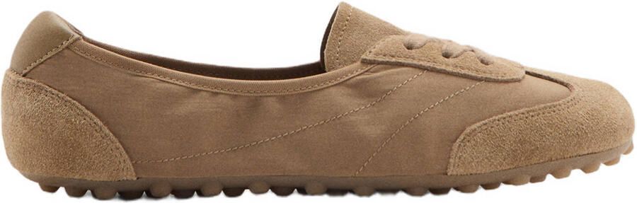 Mango sneakers lichtbruin