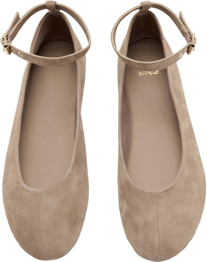 Mango suède ballerina's beige - Foto 2