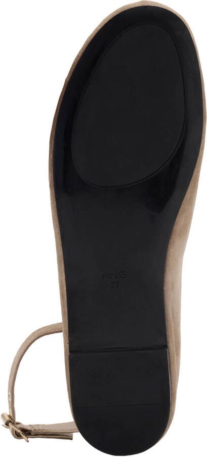 Mango suède ballerina's beige - Foto 3