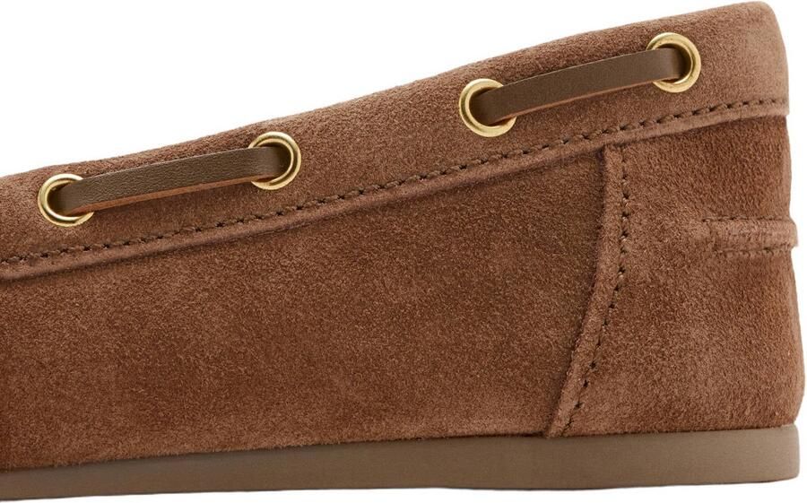 Mango suède bootschoenen cognac - Foto 3