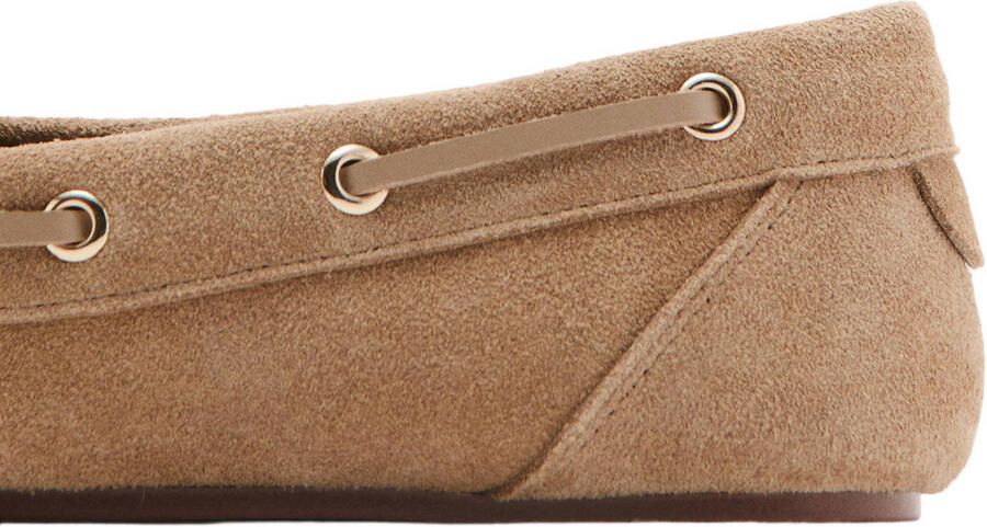 Mango suède bootschoenen lichtbruin - Foto 3