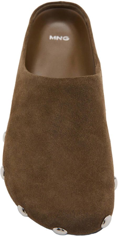 Mango suède clogs bruin - Foto 2