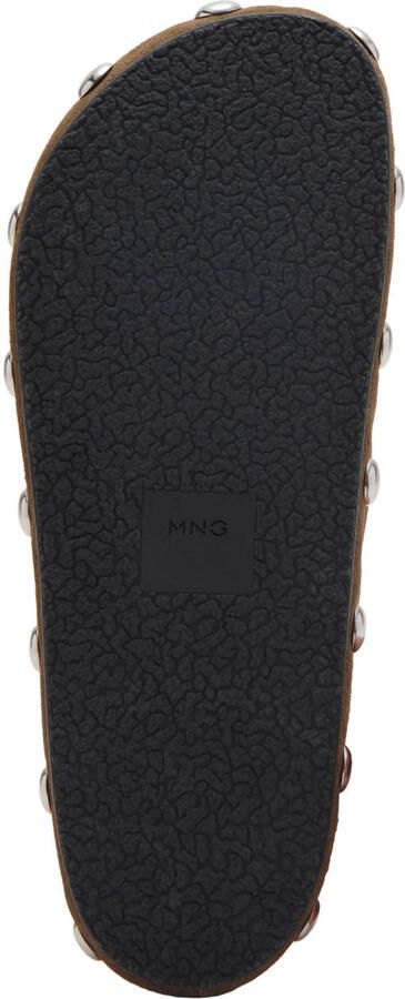 Mango suède clogs bruin - Foto 3