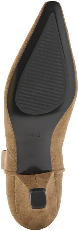 Mango suède enkellaarzen beige - Foto 3