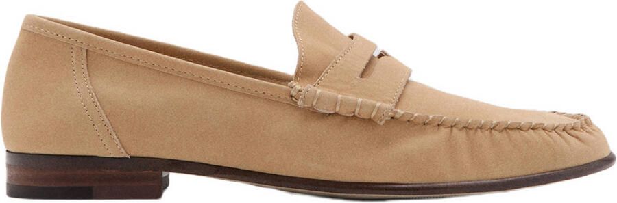 Mango suède loafers beige