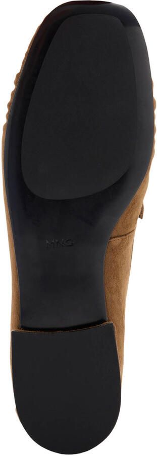 Mango suède loafers cognac - Foto 3