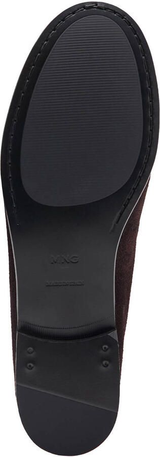 Mango suède loafers donkerbruin - Foto 3