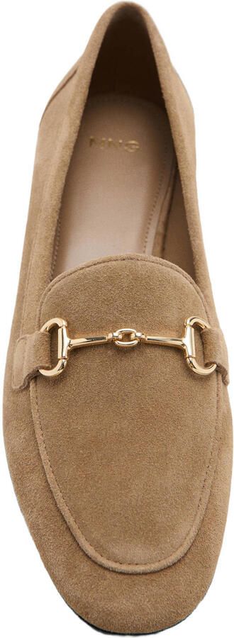 Mango suède loafers lichtbruin - Foto 3