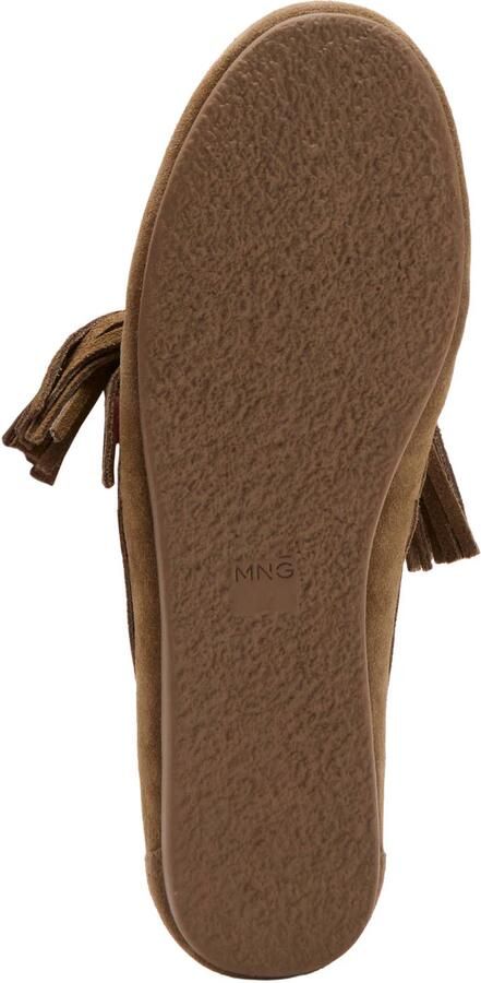 Mango suède mocassins bruin - Foto 3