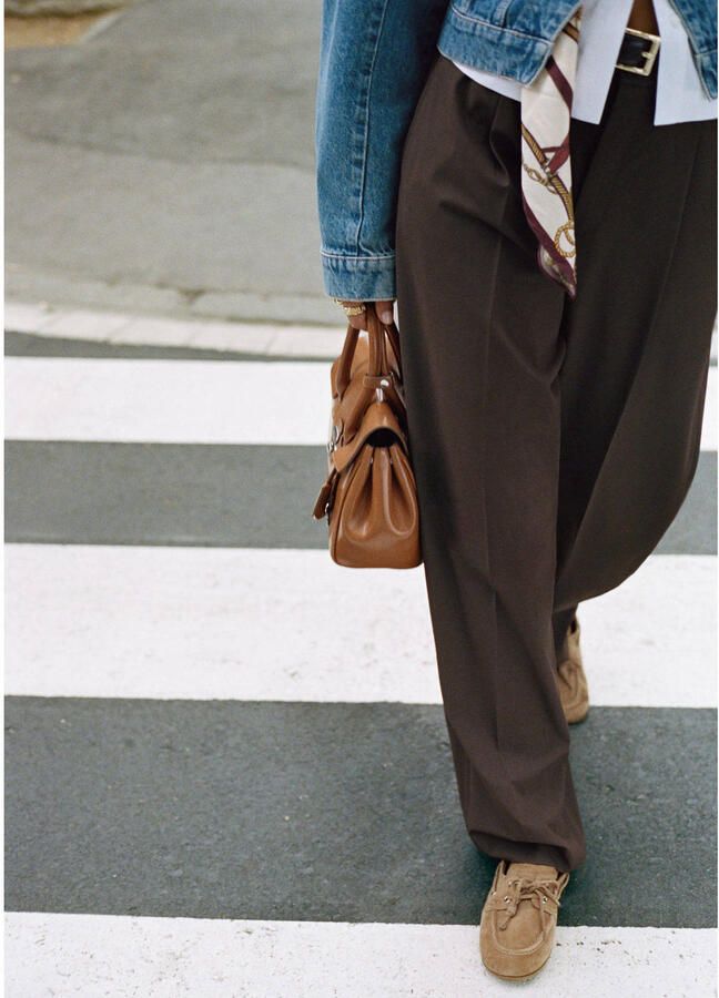 Mango suède mocassins camel - Foto 3