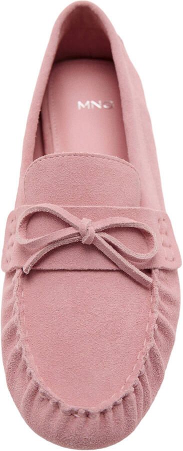 Mango suède mocassins roze - Foto 3