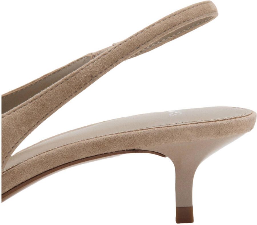 Mango suède pumps lichtbruin - Foto 2