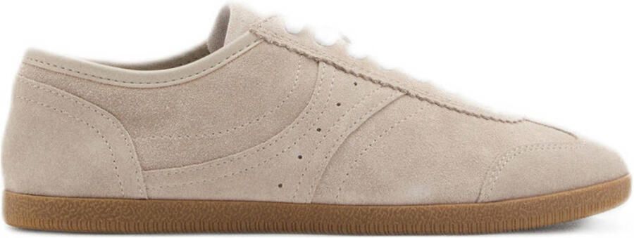 Mango suède sneakers beige