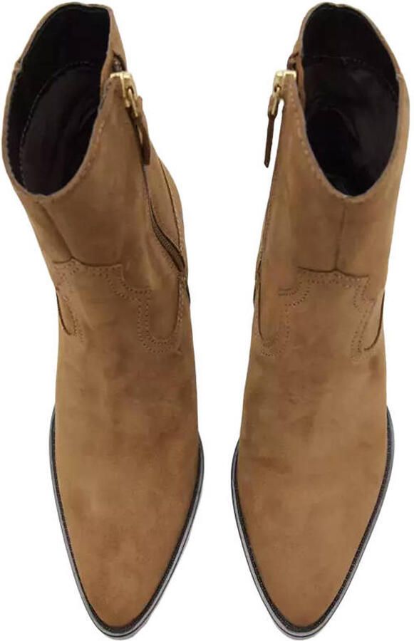 Mango western suède cowboylaarzen bruin - Foto 2