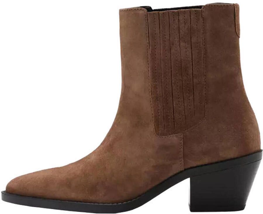 Mango western suède cowboylaarzen cognac - Foto 2