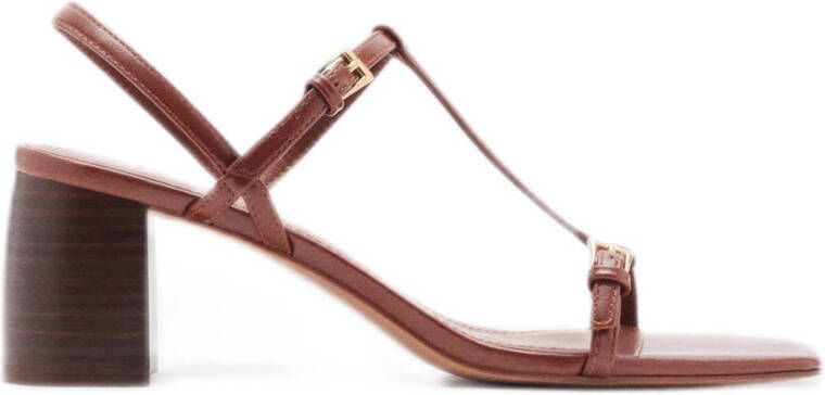 Mango sandalettes bruin