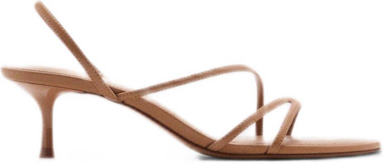 Mango sandalettes bruin