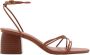 Mango sandalettes cognac - Thumbnail 1