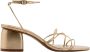 Mango sandalettes goud - Thumbnail 1