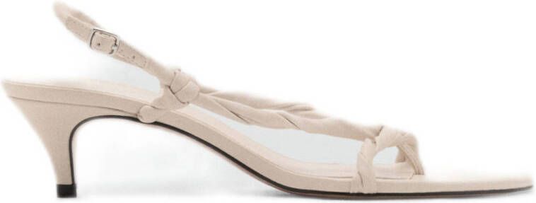 Mango sandalettes lichtbeige