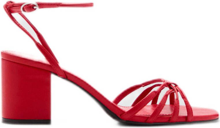 Mango sandalettes rood