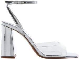 Mango Sun2 sandalette met transparante details