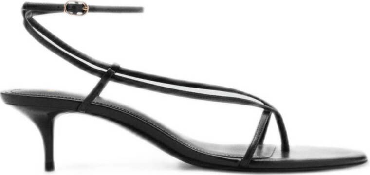 Mango sandalettes zwart
