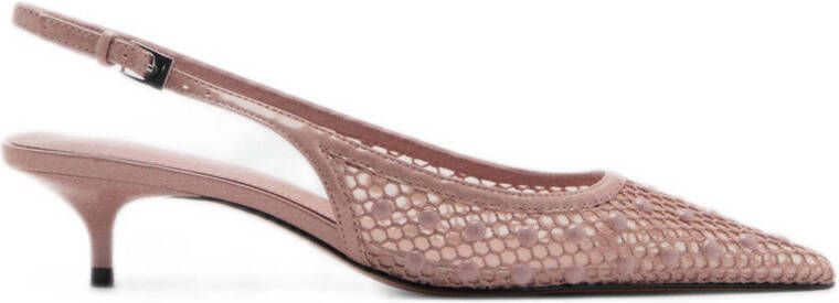 Mango slingback pumps pastelroze