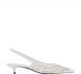 Mango slingback pumps wit - Thumbnail 1