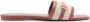 Mango slippers beige cognac - Thumbnail 1