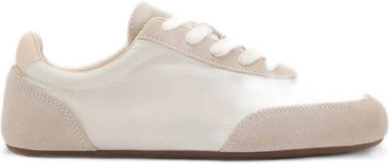 Mango sneakers wit beige