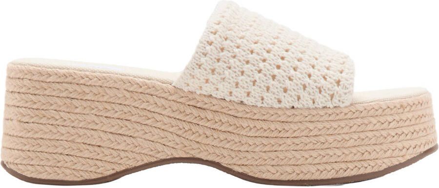 MANGO TEEN plateausandalen beige
