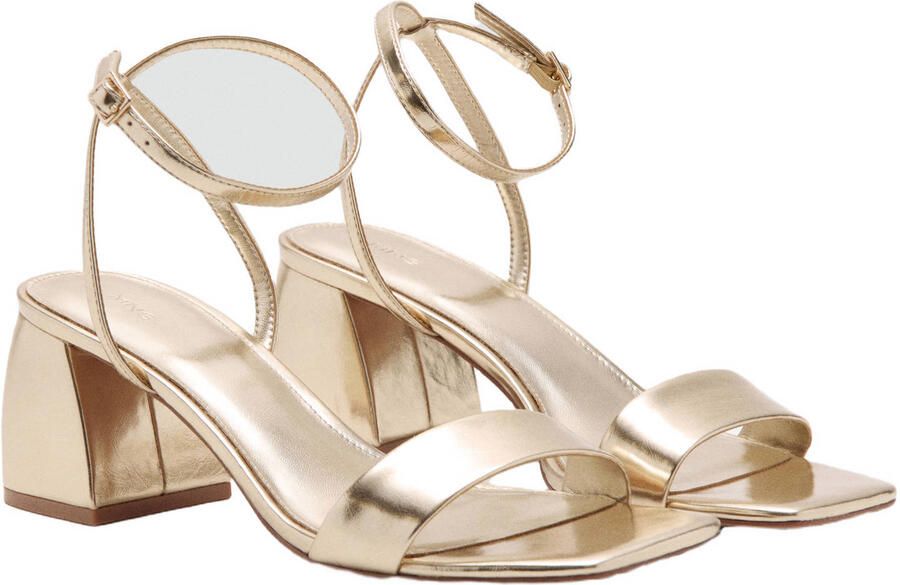 MANGO TEEN sandalen goud - Foto 3