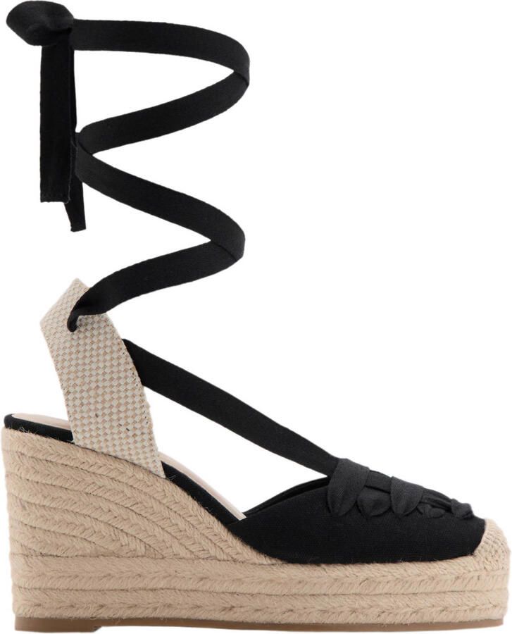 MANGO TEEN sandalen zwart