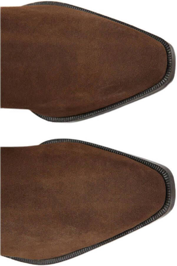 MANGO TEEN suède cowboylaarzen bruin - Foto 3