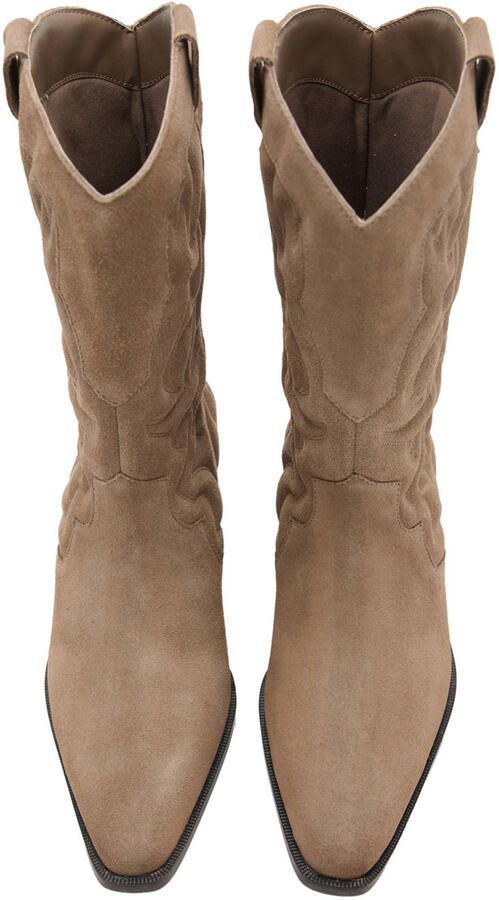 MANGO TEEN western suède laarzen beige - Foto 2