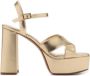 MANGO TEEN sandalettes goud - Thumbnail 1