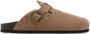 MANGO TEEN suède clogs met studs lichtbruin - Thumbnail 1