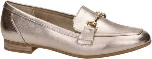 Marco Tozzi loafers met ketting goud