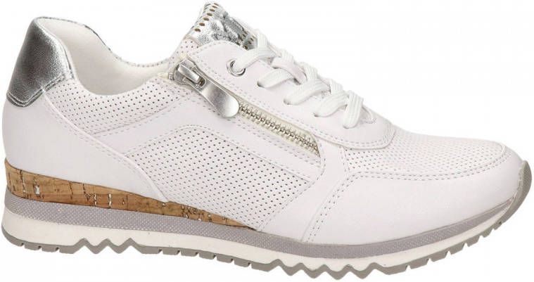 Marco Tozzi sneakers wit zilver
