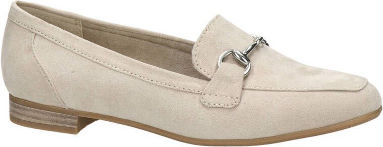 Marco Tozzi suède loafers beige