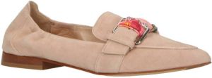 Maripe Giovesac suède loafers lichtroze