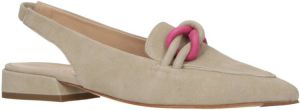 Maripe Silvia suède loafers grijs roze