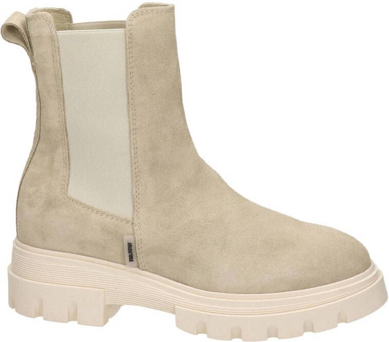 Maruti hoge nubuck chelsea boots beige