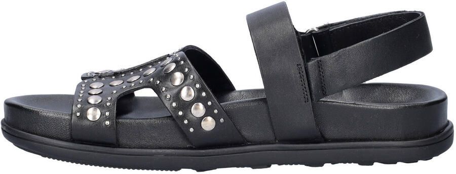 Maruti Dames Platte sandalen Elora Zwart Leer - Foto 8