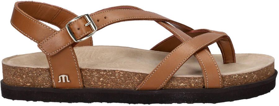 Maruti Fae leren sandalen cognac