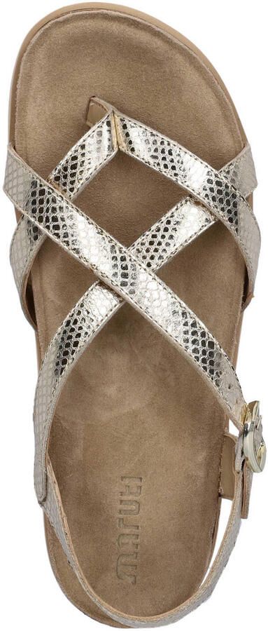 Maruti Fae leren sandalen goud - Foto 3