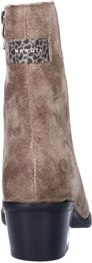 Maruti Maria suède enkellaarzen taupe - Foto 3